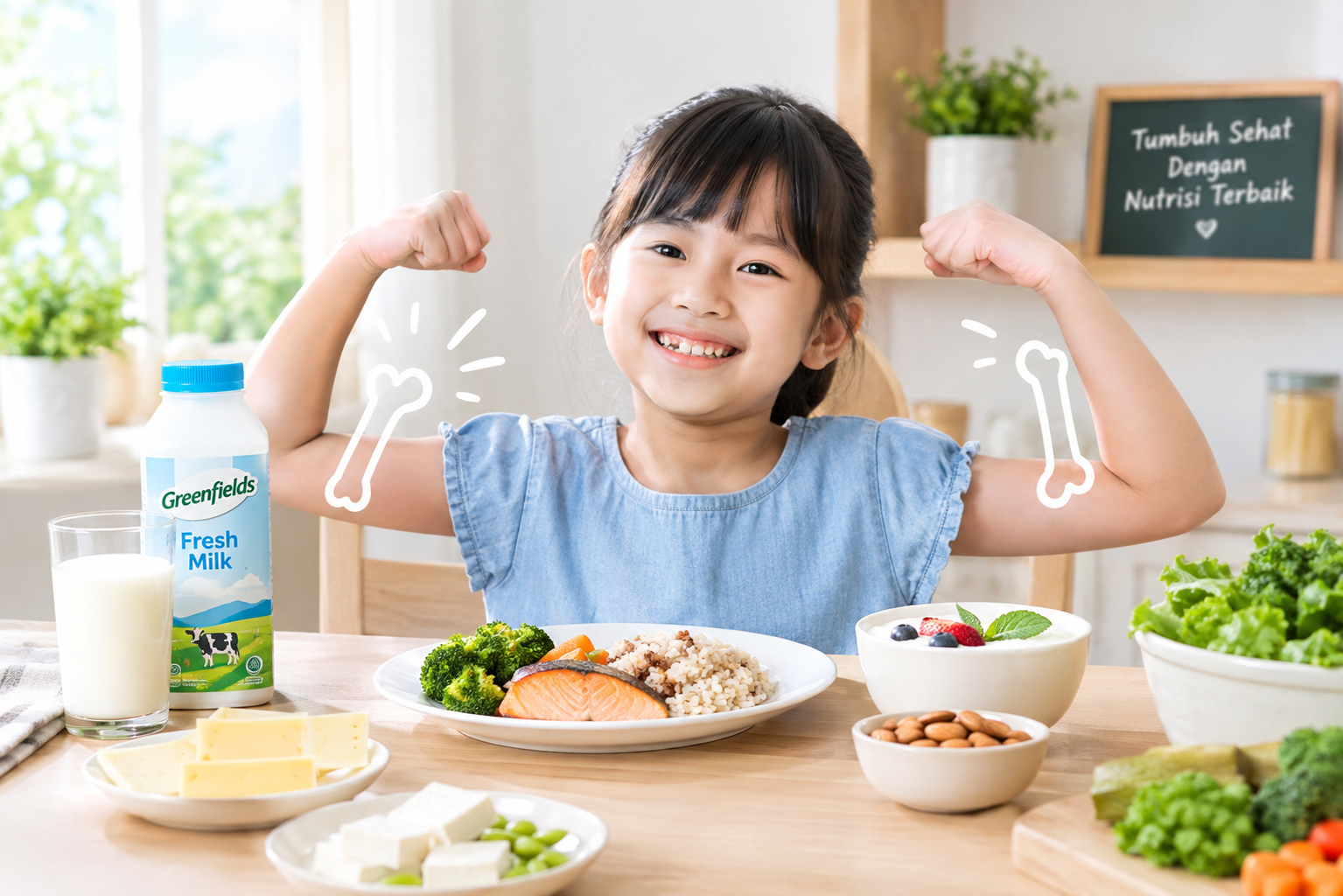 Anak Makan Teratur? Cek Apakah Kalsium Hariannya Sudah Terpenuhi!
